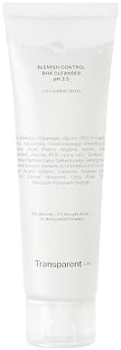 Transparent Lab Blemish Control BHA Cleanser pH 3.5 Limpeza facial 150 ml – com Ácido Salicílico, Limpieza Pr...