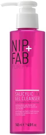 Nip+Fab - Nip + Fab Salicylic Fix | Gel de Limpieza de La Cara con Ácido Salicílico | Niacinamid | Gel de Lim...