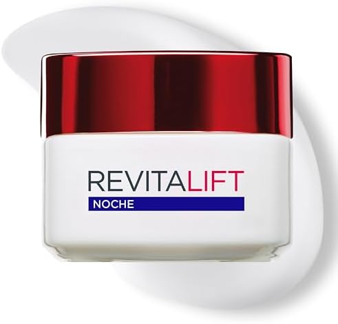 L'Oreal Paris Revitalift Creme de noite Anti-edad Hidratante, Antiarrugas y Extra Firmeza, 50 ml