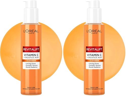 L'Oréal Paris Revitalift Clinical Limpeza facial en Espuma con Vitamina C + Ácido Salicílico. Reduce Poros y...