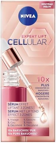 NIVEA Cellular Expert Lift - Sérum facial con 3 zonas de efecto Lift (1 x 30 ml), concentrado antiarrugas de...