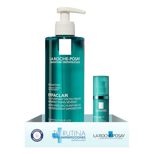 La Roche-Posay Effaclar Gel Purificante Micro-Peeling 400 ml + Effaclar Gel Creme AZ 40 ml