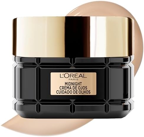 L'Oréal Paris Age Perfect Midnight Creme de Olhos Anti-edad y Anti-arrugas, para Peles Maduras con Efecto Sue...