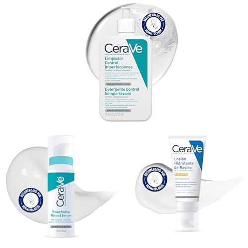 CeraVe Rutina post-acné — Limpia, suaviza e hidrata la Pele con el Limpeza Control Imperfecciones