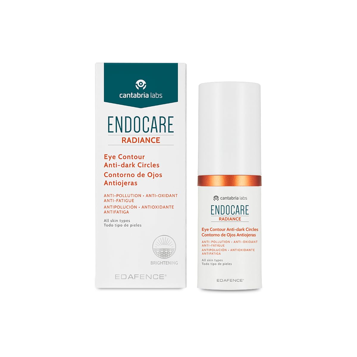 Cantabria Labs - Endocare Radiance Contorno dos olhos Antiojeras - 15 ml - Tratamiento anti-idade que reduce...