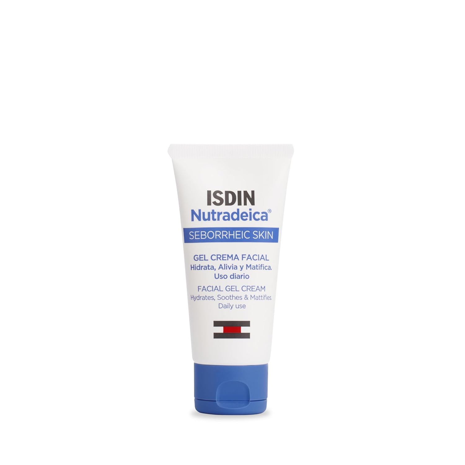 ISDIN Gel-Creme facial indicado para el tratamiento del exceso de sebo, Descamación