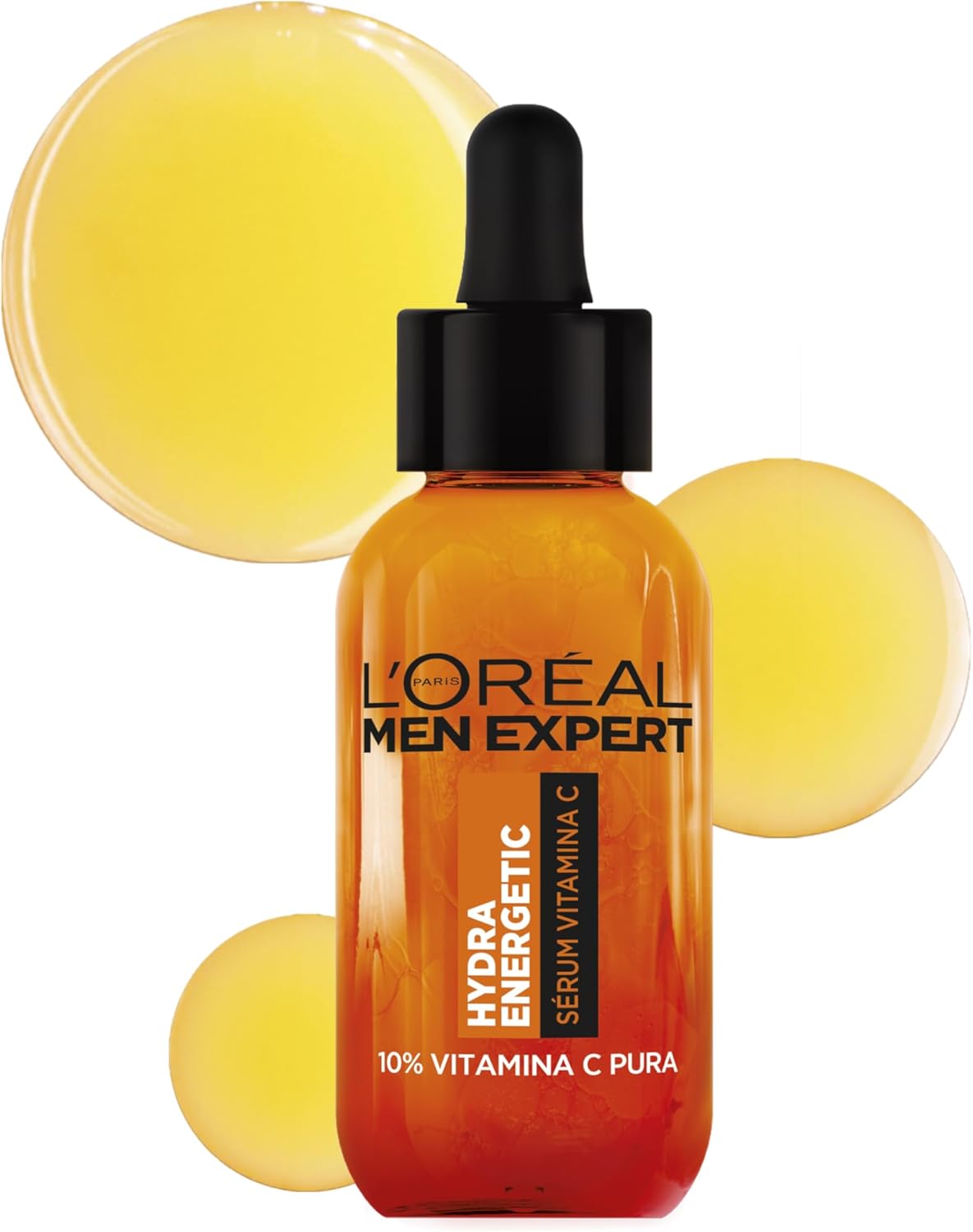 L'Oréal Paris Men Expert Hydra Energetic Sérum Facial Vitamina C para homem, 30ml