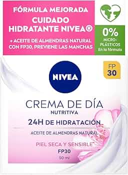 NIVEA Creme de dia Nutritiva - Creme Facial Hidratante - Hidratanta y Previene las Manchas - Proteção solar P...