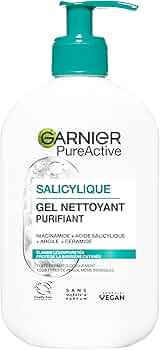 Garnier Pure Active – Gel Limpeza de espuma – Limpia, hidrata y elimina impurezas – Ácido hialurónico