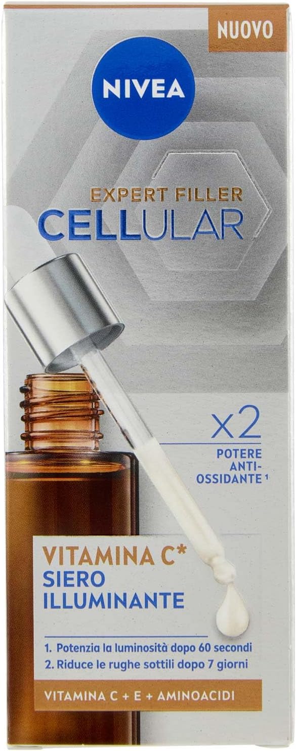 NIVEA Cellular Expert Filler Vitamina C Sérum aclarador, 30 ml