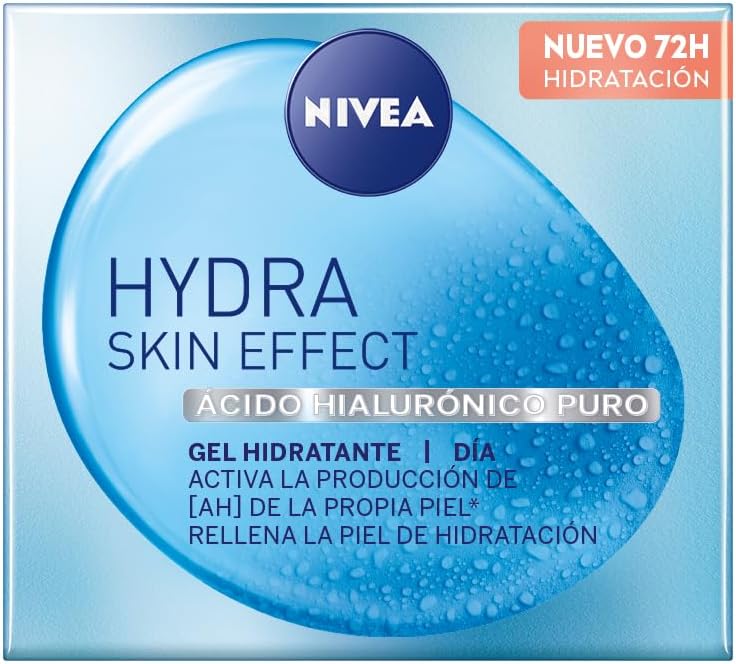 NIVEA Hydra Skin Effect Gel, Creme de dia con ácido hialurónico puro (50 ml)