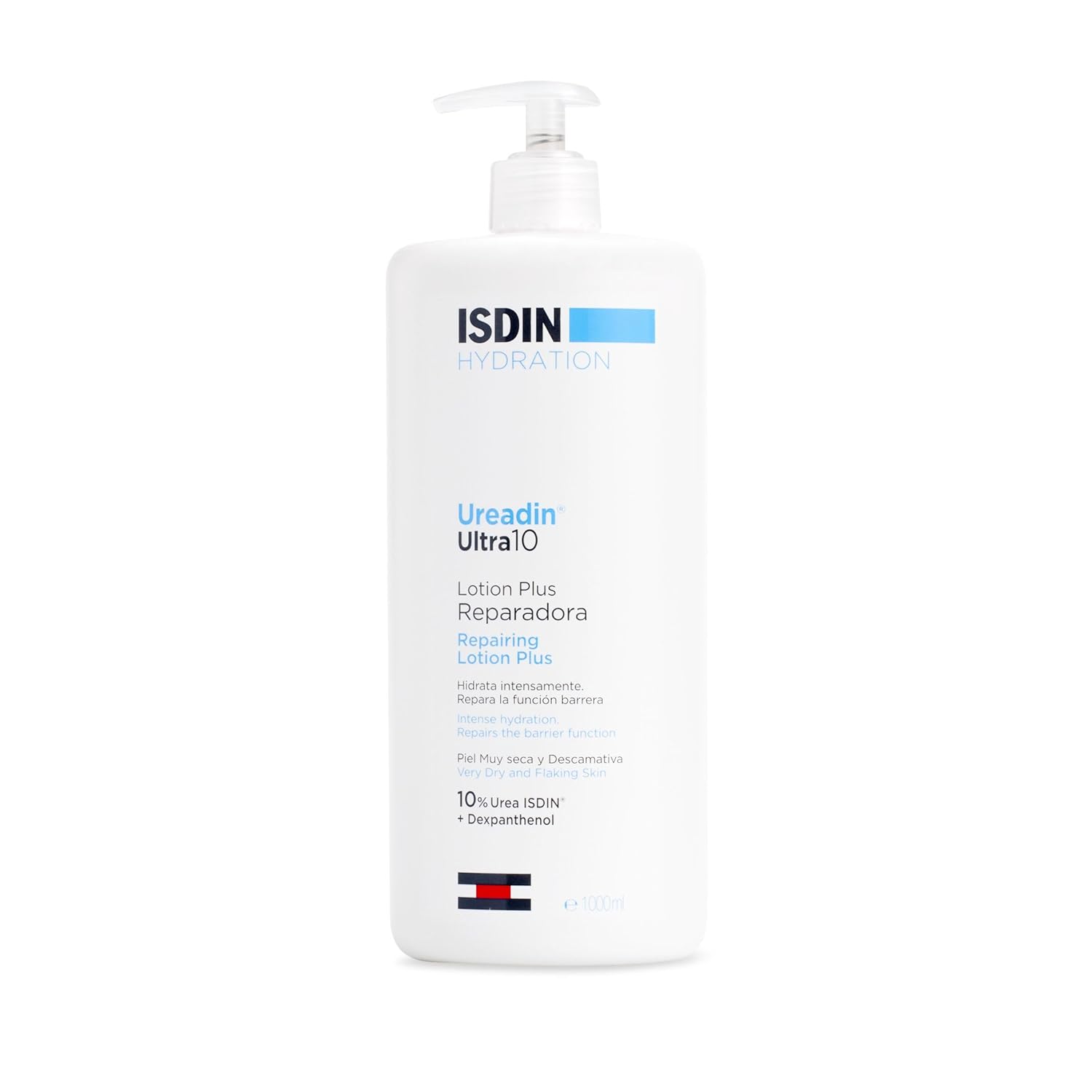 ISDIN Ureadin Ultra 10 Loción Plus Reparadora, 1 L (Paquete de 1)