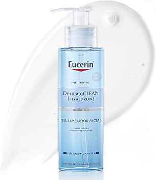 Eucerin DermatoCLEAN [HYALURON] Gel Limpeza facial (200 ml), desmaquillante suave de uso diario