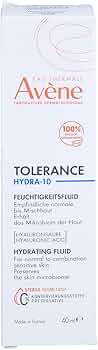Avène Tolerance Hydra-10 Feuchtigkeitsfluid für empfindliche, normale Mischhaut, 40 ml Creme