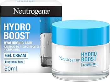 Neutrogena Hydro Boost Creme Gel (50 ml), Creme hidratante facial formulada con ácido hialurónico