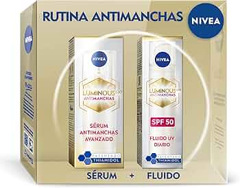 NIVEA Cellular LUMINOUS 630 Pack Tratamiento para manchas - Set de Regalo con Sérum Facial (30 ml) y Creme de...