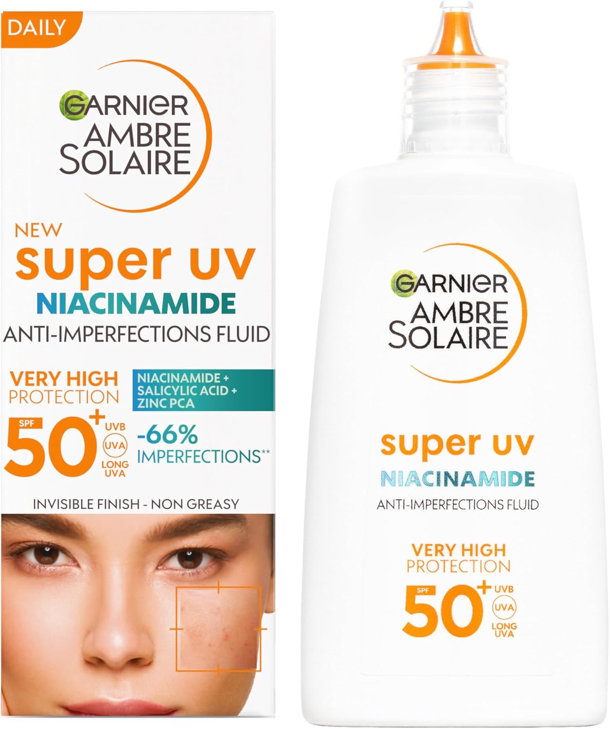 Garnier Protector solar UV para Peles propensas a la contaminación, Proteção solar ultra alta