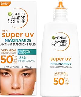 Garnier Protector solar UV para pieles propensas a la contaminación, protección solar ultra...