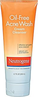 Neutrogena Oil de Free Acne Wash Cream Cleanser 200 ml (cara Jabón)