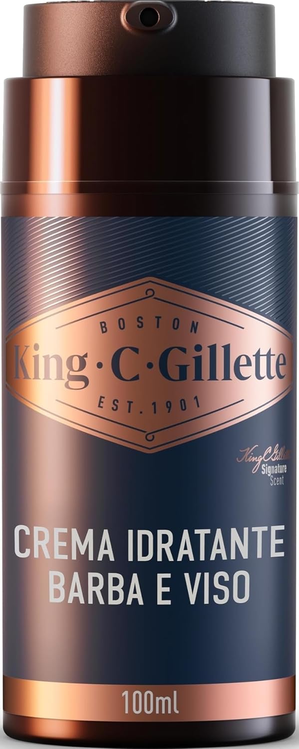 King C. Gillette Hidratante Facial e para Barba