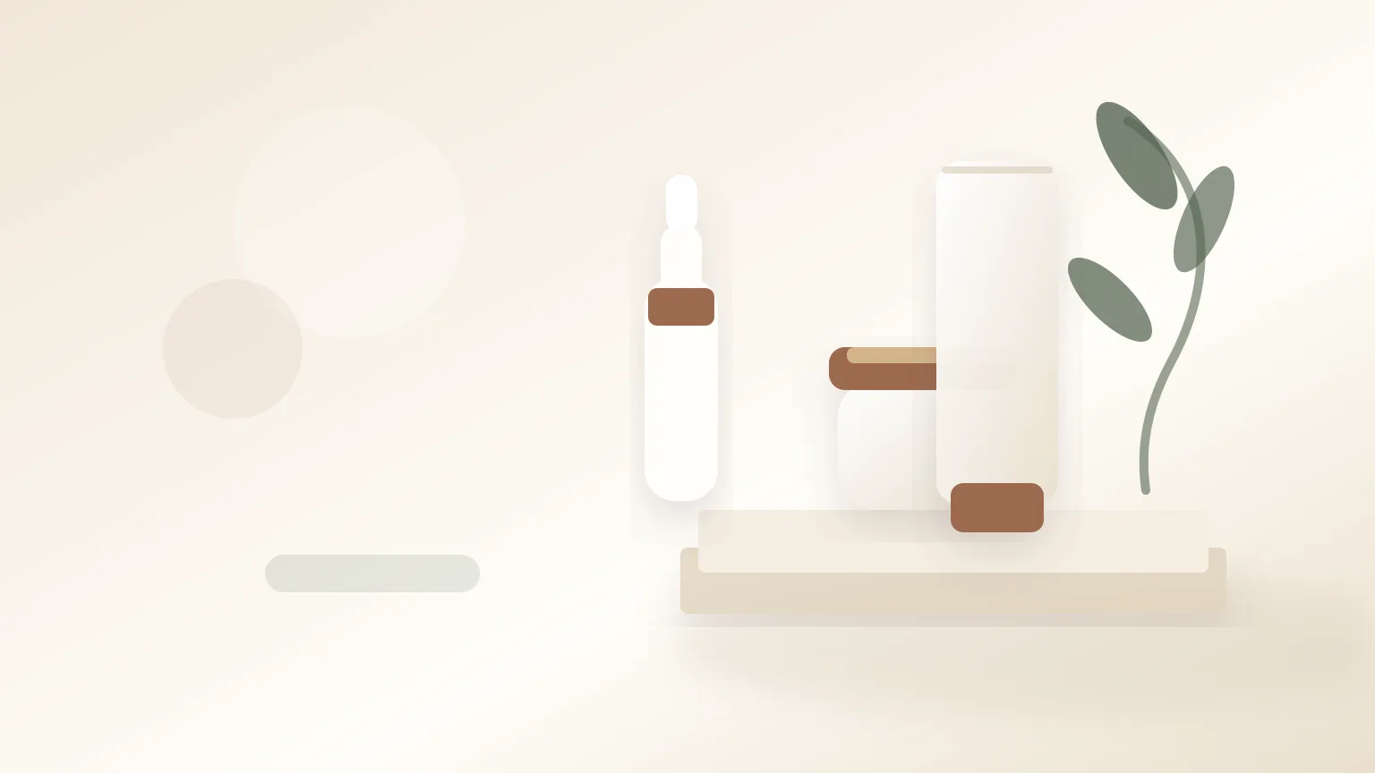 Rotina noturna simples com sérum e creme reparador sem marcas