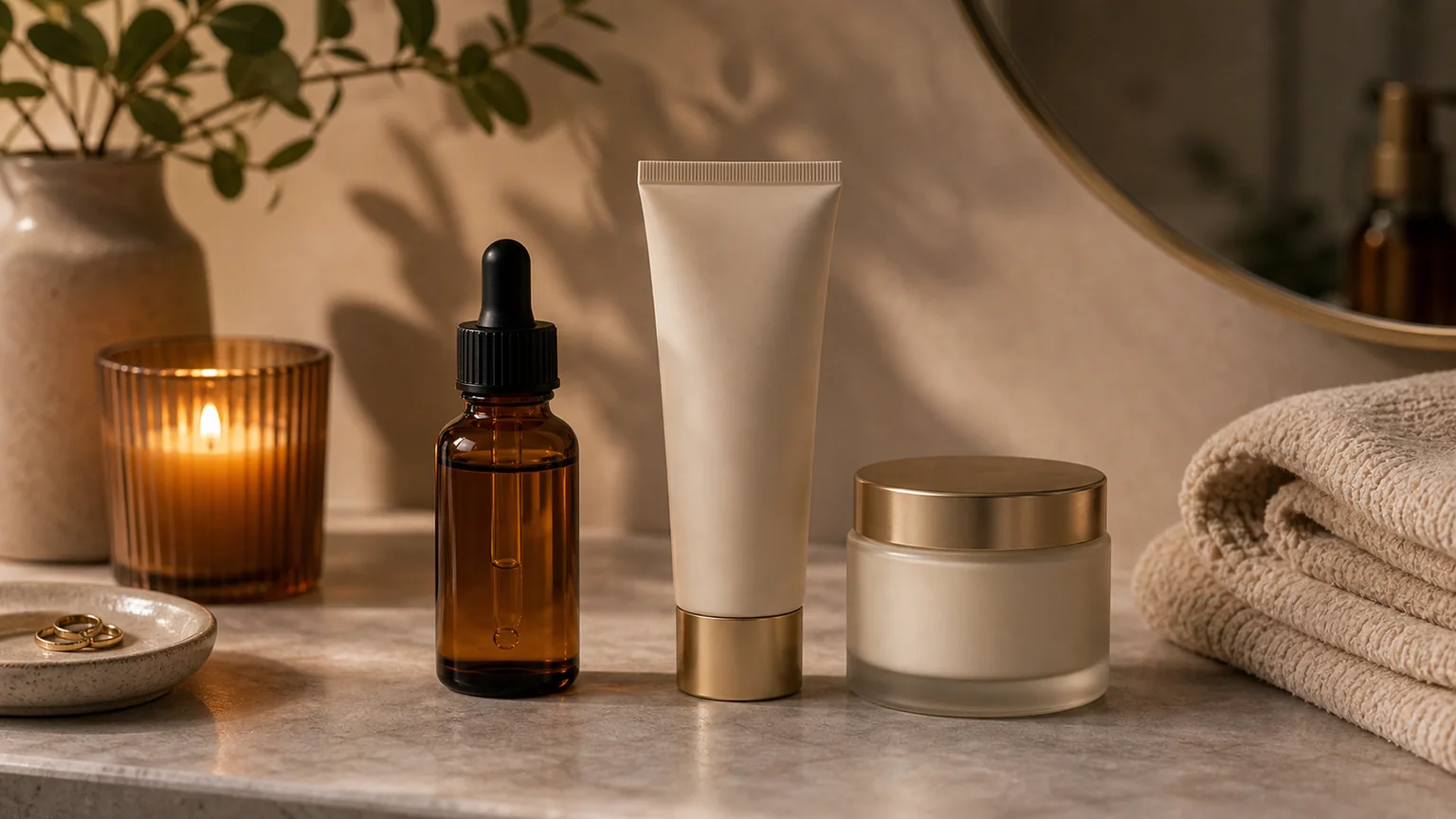 Frascos noturnos sem marca para comparar opções de retinol