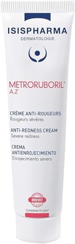 Isispharma - Creme METRORUBORIL A.Z antienrojecimiento 30 ml - Diseñado con un 15% de ácido azaleco - Reduce...