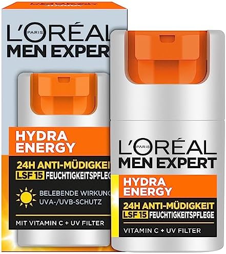 L'Oréal Paris L'Oréal Men Expert Hydra Energy - Cuidado facial con factor de Proteção solar 15 (50 ml)