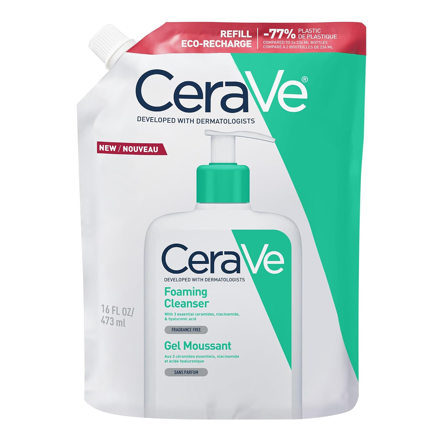 CeraVe Gel de Limpeza Espumoso para pele Normal a Oleosa